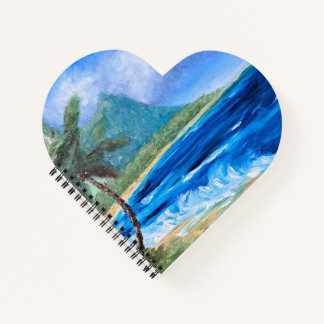 Zonnig Hawaii Beach Schilderij Tropisch Paradijs P Notitieboek