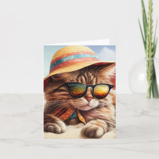 Zonnig Kat Kaart