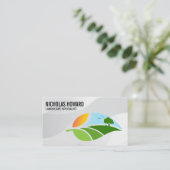 zonnig landschap | groen visitekaartje (Staand voorkant)