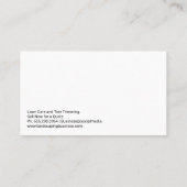 zonnig landschap | groen visitekaartje (Achterkant)