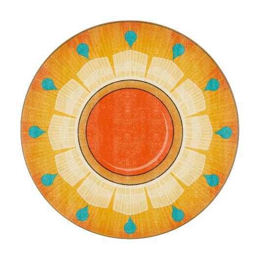 Zonnig Navajo Dag Charcuterie Board Snijplank (Voorkant)