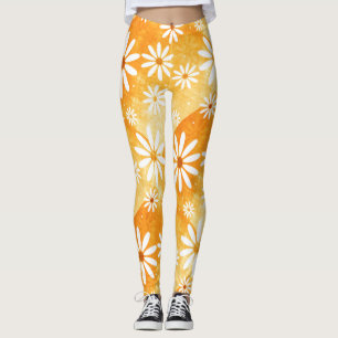 zonnig oranje goud met maffia ' s leggings