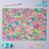 Zonnig Pastel Bloemen Vloeipapier Tissuepapier (Craft)