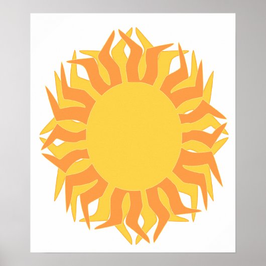 zonnig Poster (Voorkant)