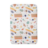 Zonnig strand leuk patroon badmat (Voorkant Verticaal)