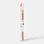 Zonnig strand leuk patroon iPhone 15 hoesje (Linkerkant)