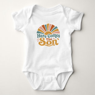 Zonnige Baby Shower Hier Komt De Zoon Romper