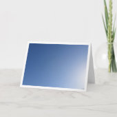 Zonnige blauwe hemel achtergrond kaart (Voorkant)