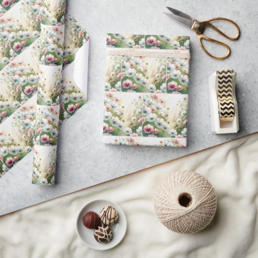 Zonnige Cosmos Tuin Cadeaupapier (Crafts)