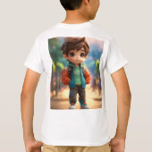 Zonnige dag ijs genot t-shirt (Achterkant)