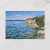 Zonnige dag op het Bodenmeer (Zuid-Duitsland) Bus Visitekaartje (Voorkant)