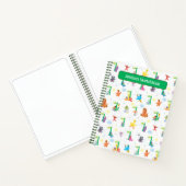 Zonnige Dag Sesamstraat Patroon Tekening Notitieboek (Binnen)