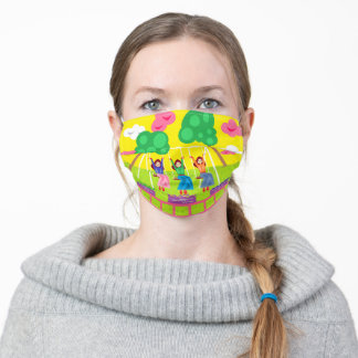 zonnige dag stoffen mondmasker
