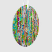 Zonnige dagen Acryl Ornament (voorkant)