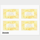 Zonnige Gele Daisies labels (Vel)