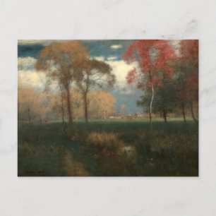 Zonnige herfstdag van George Inness Briefkaart