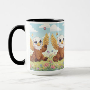 Zonnige Lucht Baby Griffin – Elegante Fantasie Mok