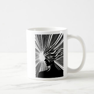 zonnige meid koffiemok
