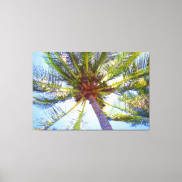 ZONNIGE PALM 40x60 Canvas Afdruk