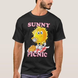 Zonnige Picknick Outdoor Maaltijd T-shirt