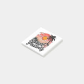 Zonnige positieve scène post-it® notes (Schuin)