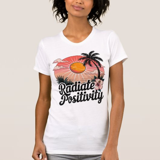 Zonnige positieve scène t-shirt (Voorkant)