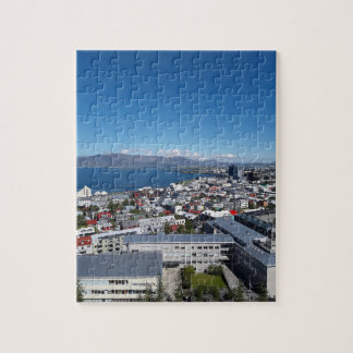 Zonnige Reykjavik Puzzel, 8" x 10", 110 stuks Legpuzzel