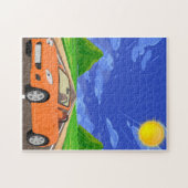zonnige rit legpuzzel (Horizontaal)