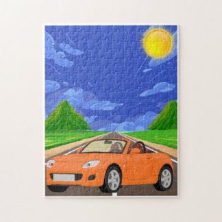 zonnige rit legpuzzel