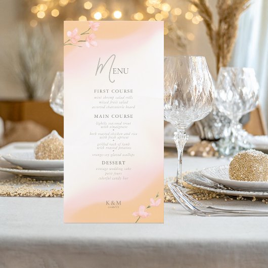 Zonnige Wilde Bloemen Bruiloft Gradiënt ID1023