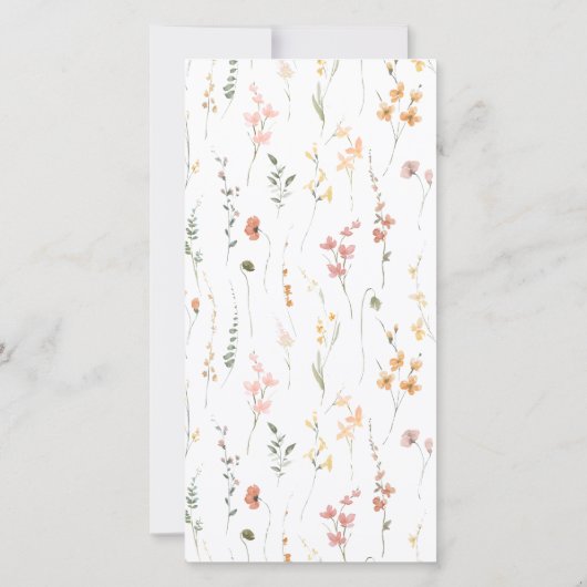 Zonnige Wildflower Bruiloft Gradiënt ID1023 (Achterkant)