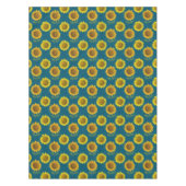 Zonnige zonnebloem tafelkleed (Voorkant)