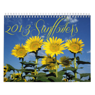 Zonnige Zonnebloemen 2013 Kalender
