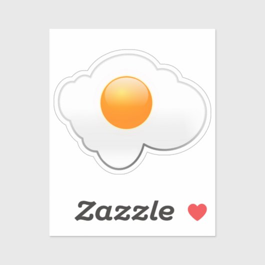 ZONNY-SIDE UP EGG 3 STICKER (Vel)