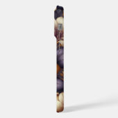 Zonovergoten Bloemblaadjes en Paarse Nevel iPhone Hoesje (Linkerkant)