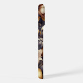 Zonovergoten Bloemblaadjes en Paarse Nevel iPhone Hoesje (Rechterkant)