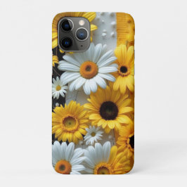 Zonovergoten bloemenschittering iPad Smart Cover