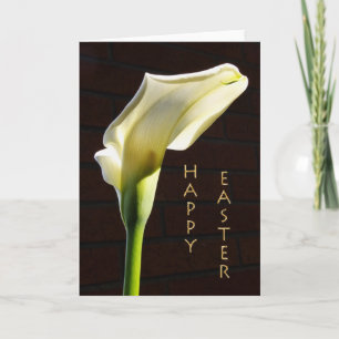Zonovergoten Calla Lily Pasen kaart
