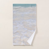 Zonovergoten Caribische Zee Strand Schuim 1 Bad Handdoek (Handdoek)