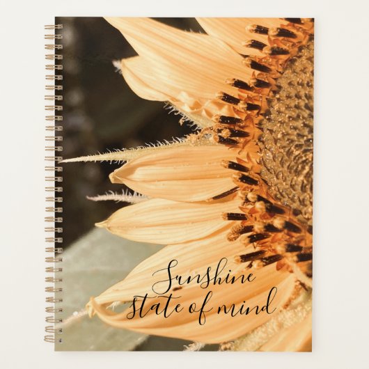 Zonovergoten Golden Sunflower Planner (Voorkant)