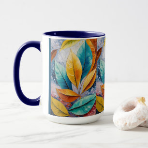 zonovergoten kosmos Modigliani Leaf Design Mok
