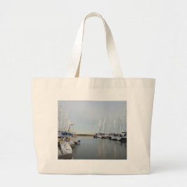 Zonovergoten masten grote tote bag