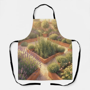 Zonovergoten Middellandse Zee Kruidtuin Lavendel R Schort