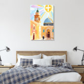 Zonovergoten Midden-Oosterse Kerkkunst Print Leven (Insitu (Slaapkamer))