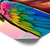 zonovergoten papegaai poster (Hoek)