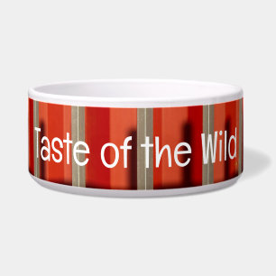 Zonovergoten RedWall Pet Bowl met SMAAK VAN DE WIL Voerbakje