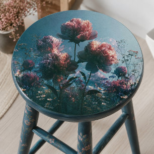 Zonovergoten Roze Pioen Tuin Decoupage Tissuepapier