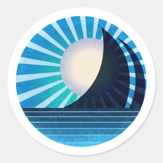 Zonovergoten Sail Sticker Midnight (Voorkant)