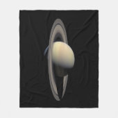 Zonovergoten Saturnus Gas Giant Planet van Cassini Fleece Deken (Voorkant)