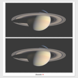 Zonovergoten Saturnus Gas Giant Planet van Cassini Sticker